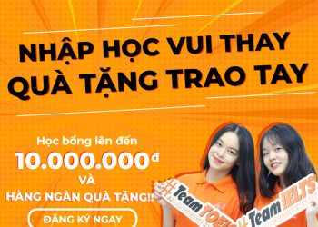 HỌC BỔNG DÀNH TẶNG HỌC VIÊN TRONG THÁNG 1O
