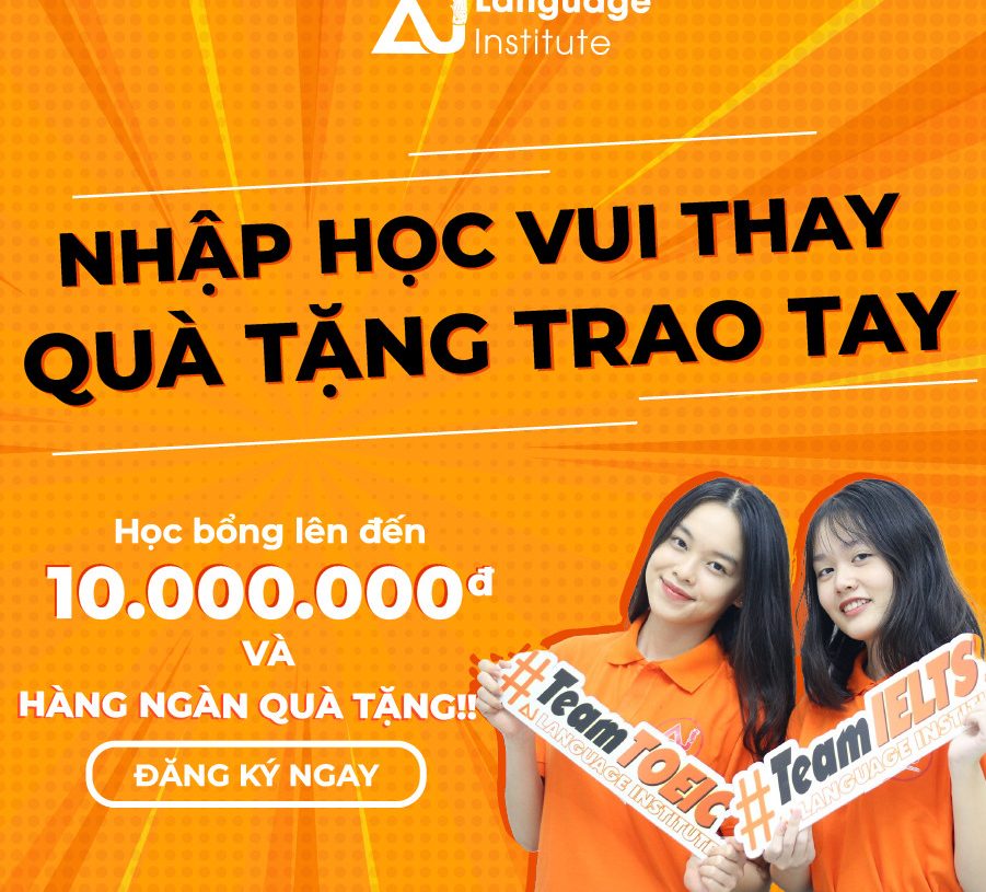 HỌC BỔNG DÀNH TẶNG HỌC VIÊN TRONG THÁNG 1O